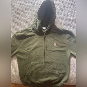 MAISON KITSUNE Olive Green Men's Sweater